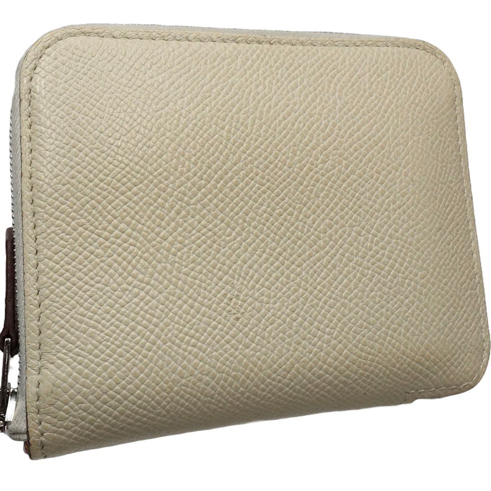 HERMES エルメス コインケース アザップコンパクトシルクイン コインパース ヴォーエプソンxシルク クレ モーブ ペール/180990【中古】