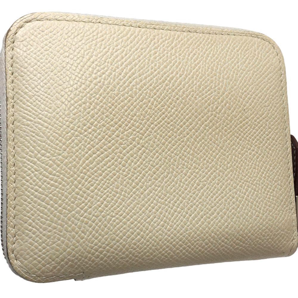 HERMES エルメス コインケース アザップコンパクトシルクイン コインパース ヴォーエプソンxシルク クレ モーブ ペール/180990【中古】