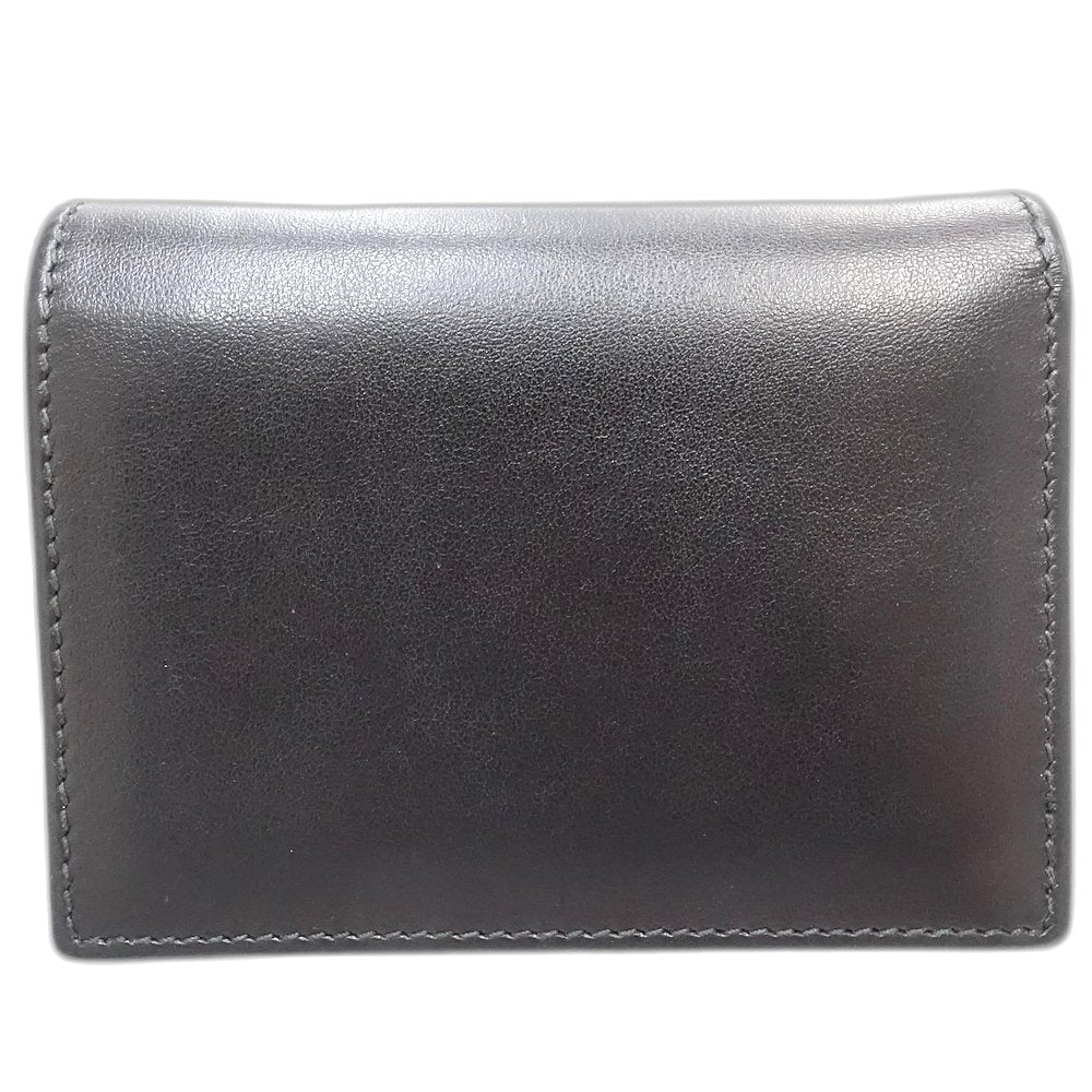 Salvatore Ferragamo サルヴァトーレフェラガモ 二つ折り財布 JP-22-D570 マルチスタッズ コンパクトウォレット レザー ブラック マルチカラー/181242【中古】
