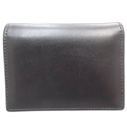 Salvatore Ferragamo サルヴァトーレフェラガモ 二つ折り財布 JP-22-D570 マルチスタッズ コンパクトウォレット レザー ブラック マルチカラー/181242【中古】