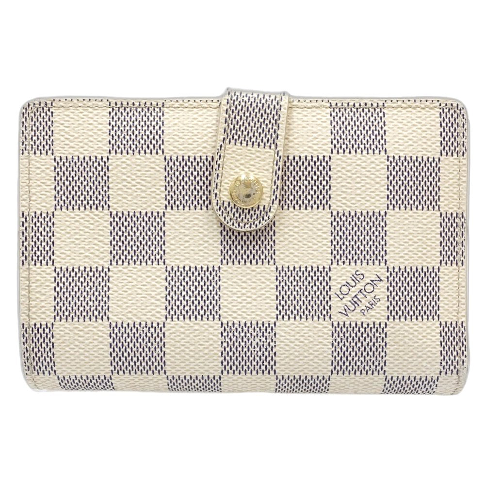 LOUIS VUITTON ルイヴィトン ダミエ アズール 二つ折り財布 N61676 ポルトモネ ビエ ヴィエノワ アズール/181294【中古】