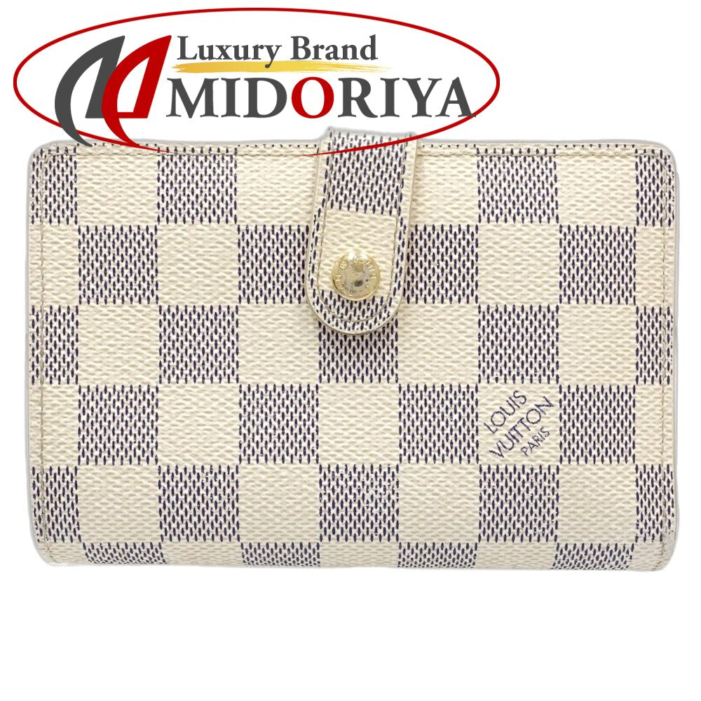 LOUIS VUITTON ルイヴィトン ダミエ アズール 二つ折り財布 N61676 ポルトモネ ビエ ヴィエノワ アズール/181294【中古】