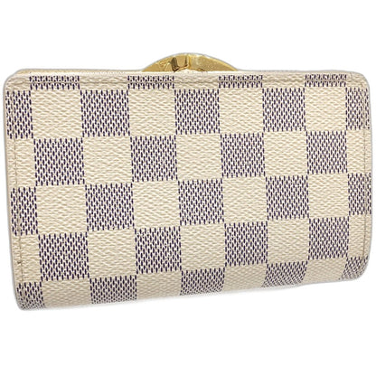 LOUIS VUITTON ルイヴィトン ダミエ アズール 二つ折り財布 N61676 ポルトモネ ビエ ヴィエノワ アズール/181294【中古】