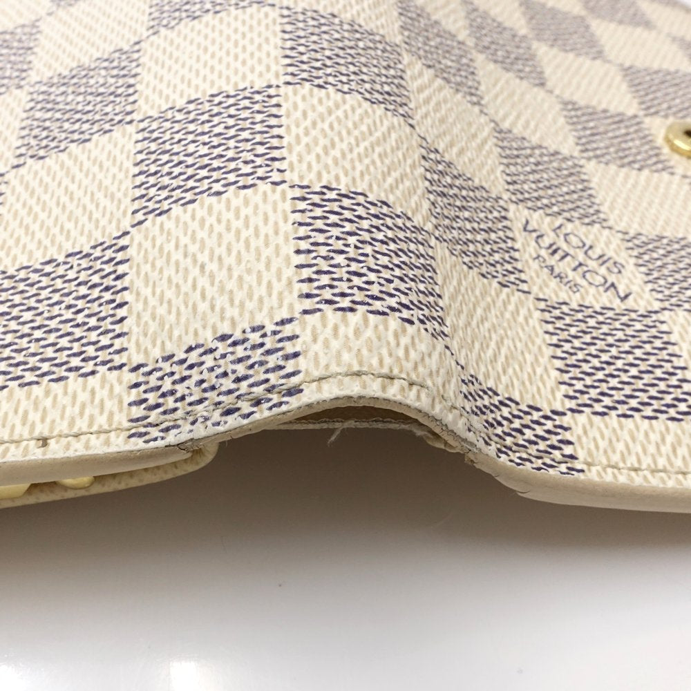 LOUIS VUITTON ルイヴィトン ダミエ アズール 二つ折り財布 N61676 ポルトモネ ビエ ヴィエノワ アズール/181294【中古】