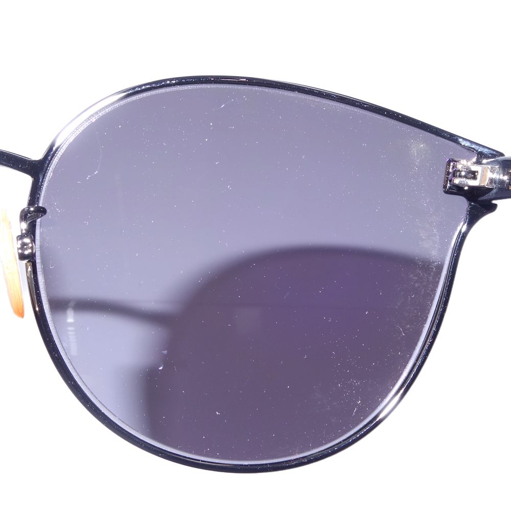 TOM FORD トムフォード サングラス レディース TF718-K 01A 62□18 145 プラスチック ブラック ブラックレンズ　　/181412【中古】