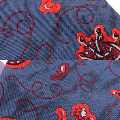 LOEWE ロエベ ポーチ PAULA LARGE DRAWS パウラドローストリング キャンバス BLUE(ブルー) RED(レッド)/181466【中古】