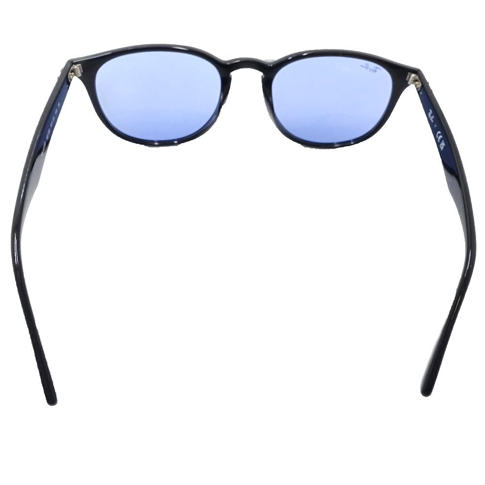 Ray-Ban レイバン サングラス アジアフィット ウェリントン RB4259F 53□20 150 2N プラスチック ブラック ブルーレンズ レディース/181751【中古】