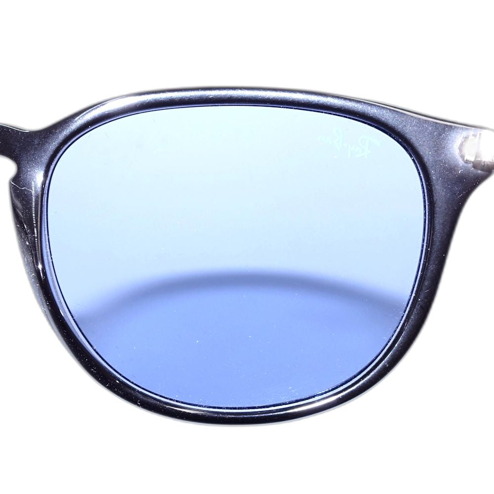 Ray-Ban レイバン サングラス アジアフィット ウェリントン RB4259F 53□20 150 2N プラスチック ブラック ブルーレンズ レディース/181751【中古】
