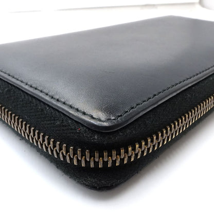 【中古】GUCCI グッチ 長財布 428747 ラウンドジップウォレット アニマリエBEE レザー ブラック レディース /181800