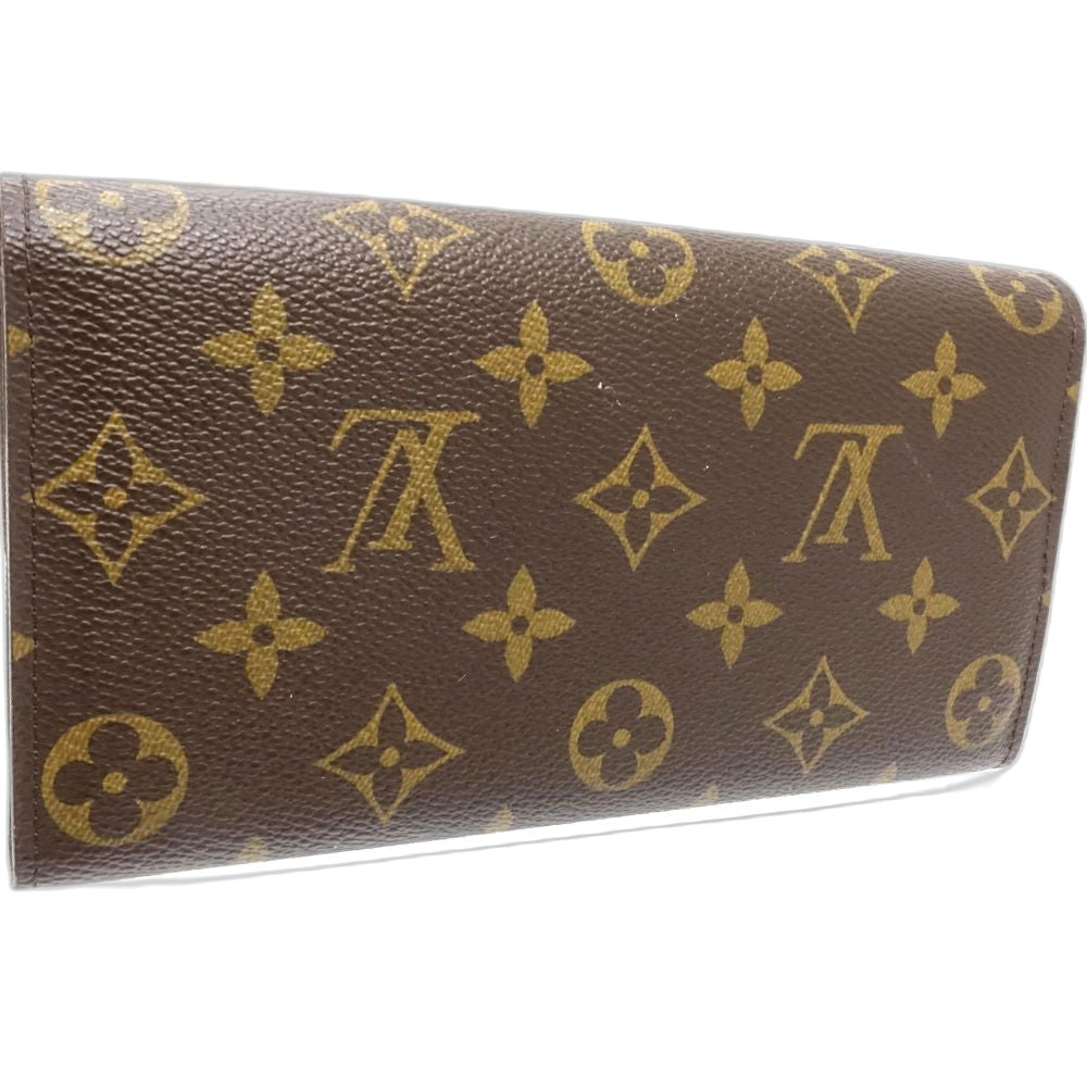 【中古】LOUIS VUITTON ルイヴィトン モノグラム 長財布 M61734 ポルトフォイユ サラ ブラウン レディース /181838