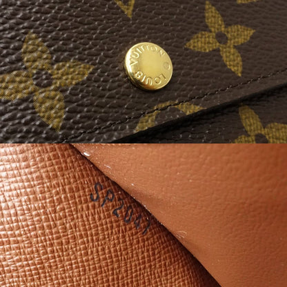 【中古】LOUIS VUITTON ルイヴィトン モノグラム 長財布 M61734 ポルトフォイユ サラ ブラウン レディース /181838