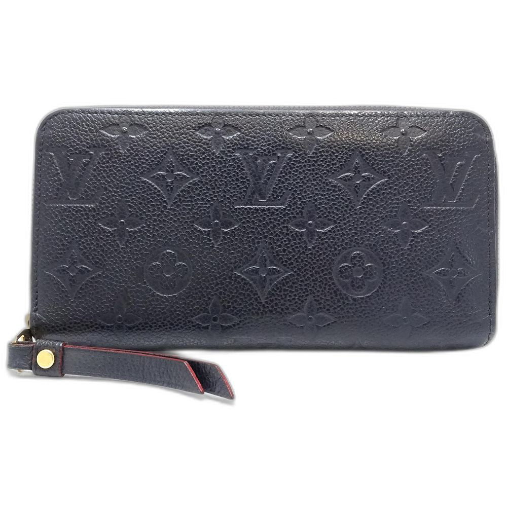 【中古】LOUIS VUITTON ルイヴィトン 長財布 M62121 ジッピーウォレット モノグラム アンプラント マリーヌルージュ レディース /181851