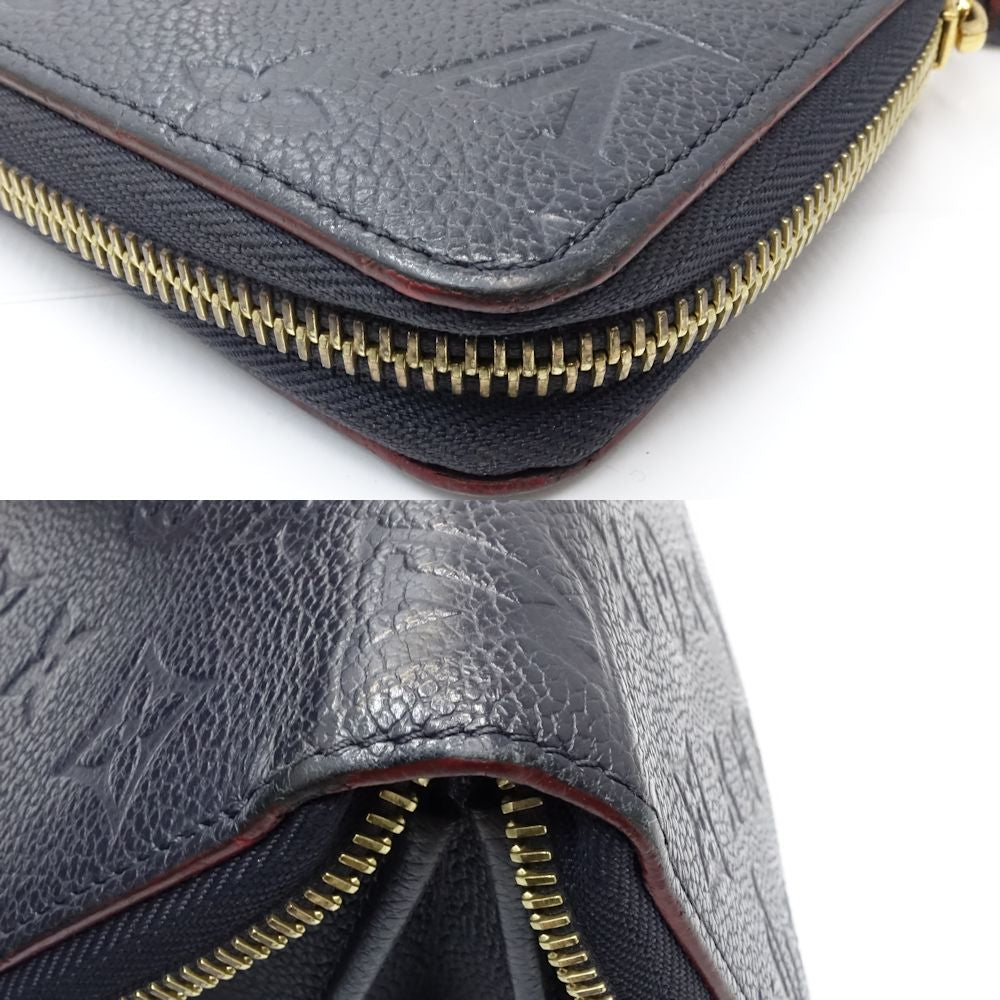 【中古】LOUIS VUITTON ルイヴィトン 長財布 M62121 ジッピーウォレット モノグラム アンプラント マリーヌルージュ レディース /181851