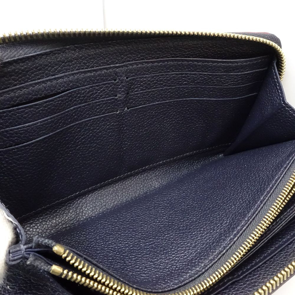 【中古】LOUIS VUITTON ルイヴィトン 長財布 M62121 ジッピーウォレット モノグラム アンプラント マリーヌルージュ レディース /181851