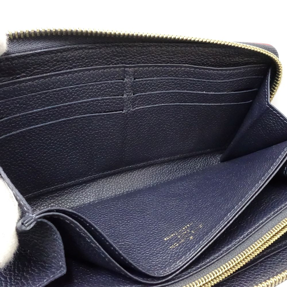 【中古】LOUIS VUITTON ルイヴィトン 長財布 M62121 ジッピーウォレット モノグラム アンプラント マリーヌルージュ レディース /181851