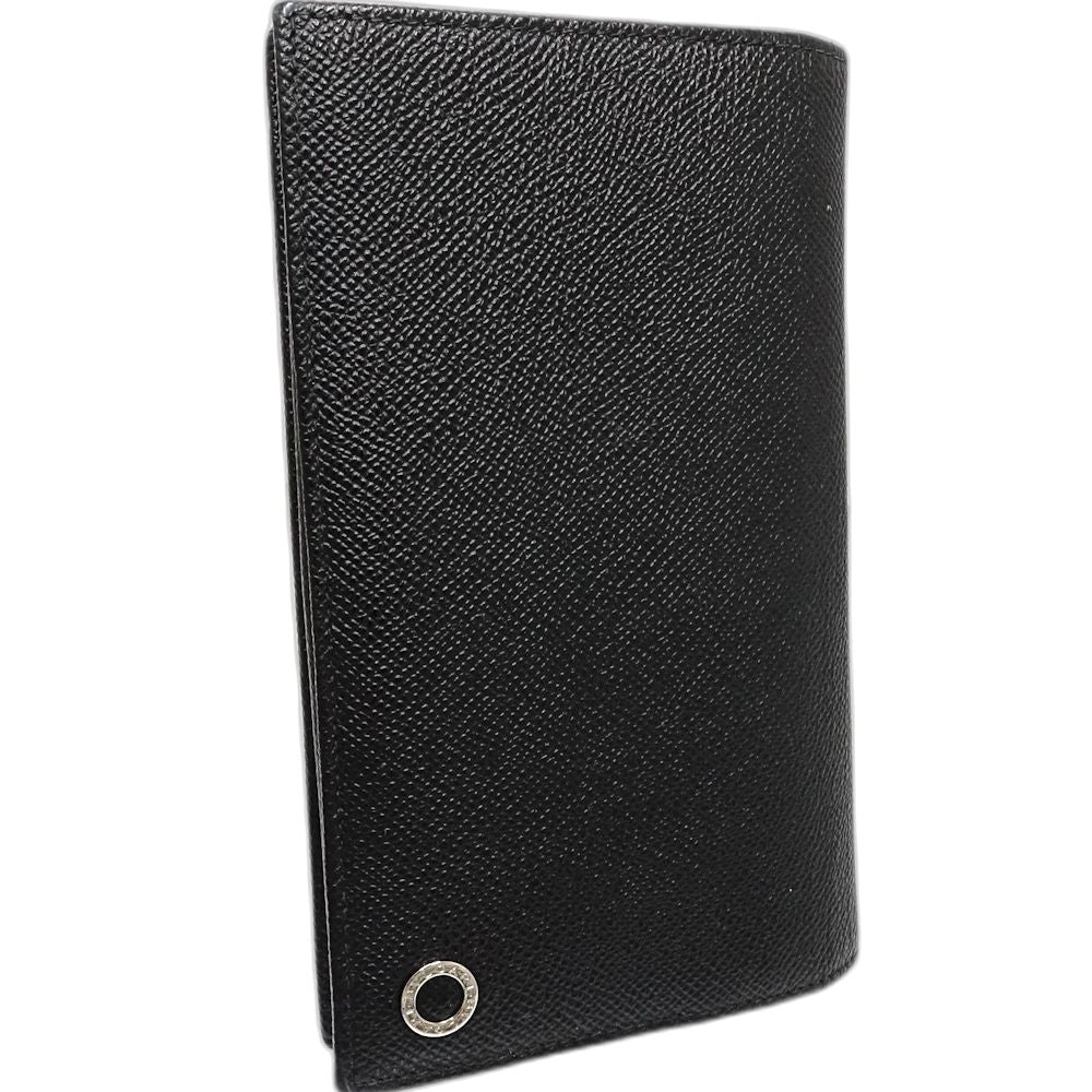 【中古】BVLGARI ブルガリ 長財布 ロングフラップウォレット ブルガリ マン サフィアーノレザー ブラック メンズ /181880