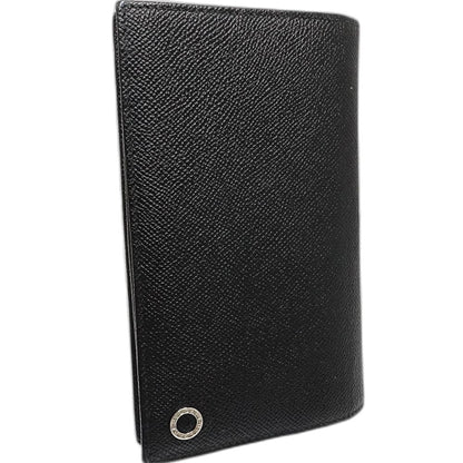 【中古】BVLGARI ブルガリ 長財布 ロングフラップウォレット ブルガリ マン サフィアーノレザー ブラック メンズ /181880