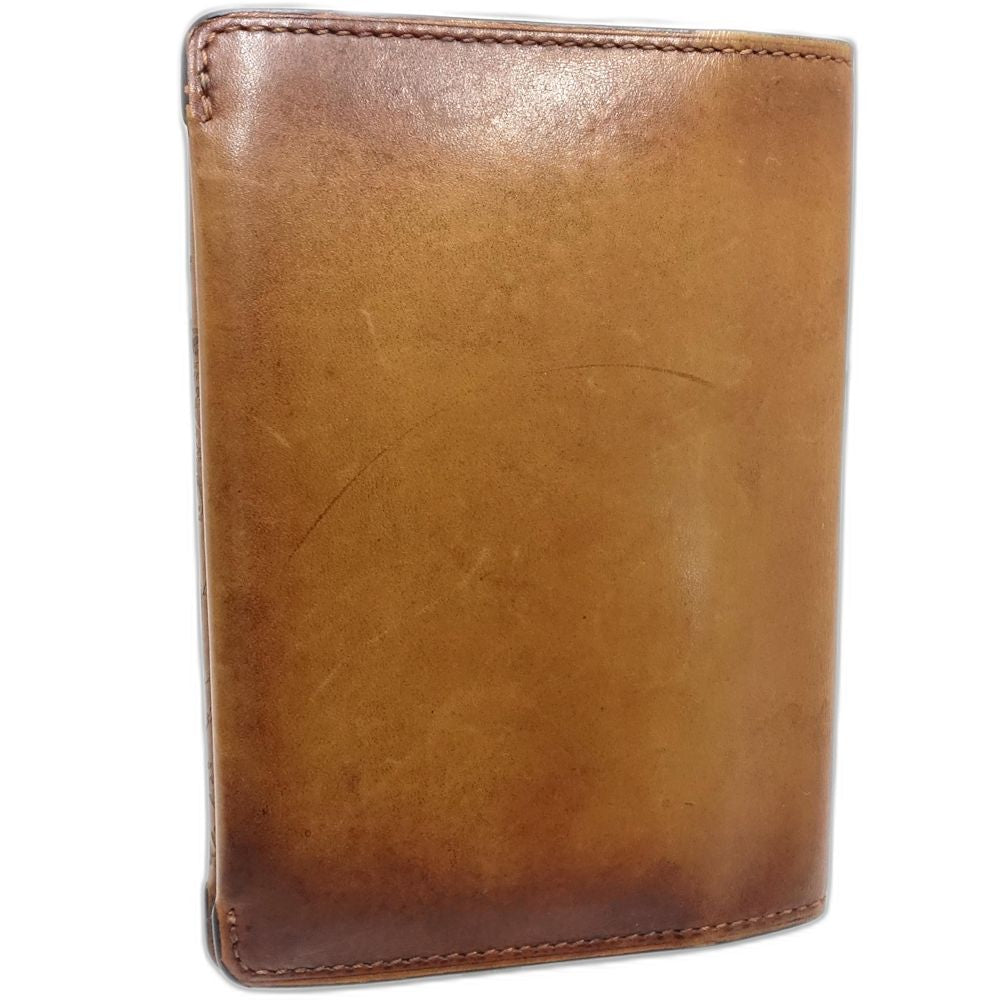 Berluti ベルルッティ パスポートケース カリグラフィ ヴェネチア レザー ブラウン メンズ/181891【中古】