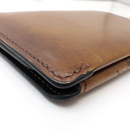 Berluti ベルルッティ パスポートケース カリグラフィ ヴェネチア レザー ブラウン メンズ/181891【中古】