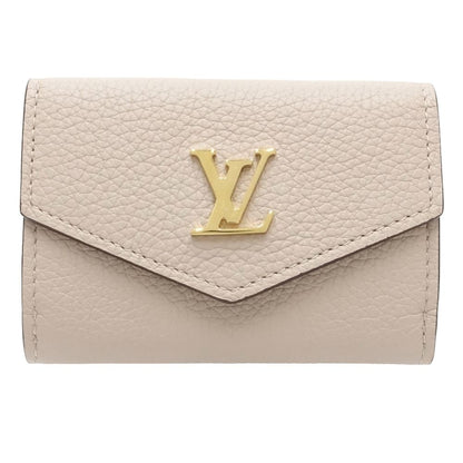 【中古】LOUIS VUITTON ルイヴィトン 三つ折り財布 M69340 ポルトフォイユ ロックミニ グレージュ レディース /181959