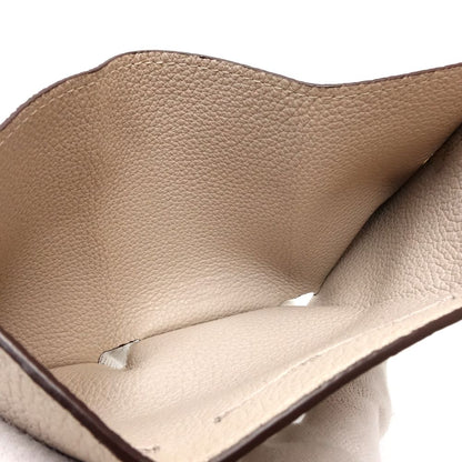 【中古】LOUIS VUITTON ルイヴィトン 三つ折り財布 M69340 ポルトフォイユ ロックミニ グレージュ レディース /181959