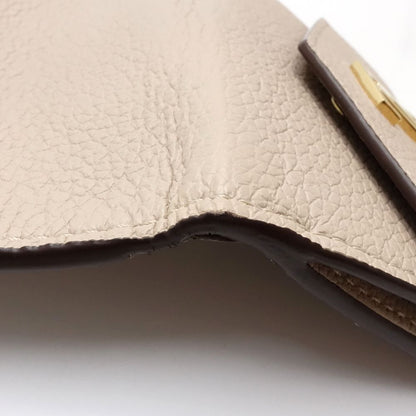 【中古】LOUIS VUITTON ルイヴィトン 三つ折り財布 M69340 ポルトフォイユ ロックミニ グレージュ レディース /181959