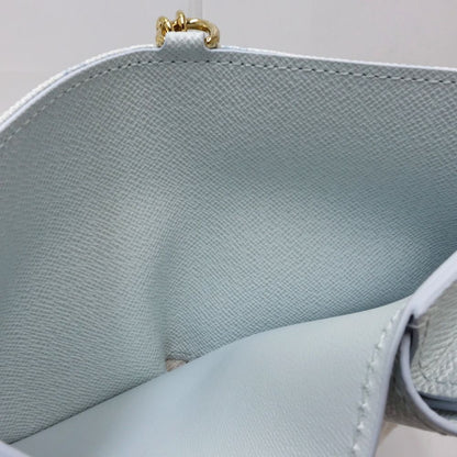 【未使用】LOUIS VUITTON ルイヴィトン 二つ折り財布 M28273 ポケットウォレット LVチャーム モノグラム オリジン ブルークーリエ レディース /181960