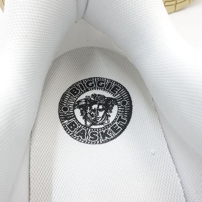 VERSACE ヴェルサーチ スニーカー ビギー バスケット 1020593 レザー メタリックゴールド メンズ/181978【未使用】
