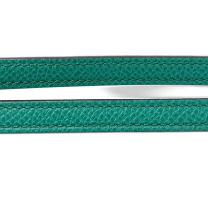 HERMES エルメス ショルダーストラップ バンドリエールミニマイヨン シェーヌダンクル Z刻印 ヴォーエプソン ヴェールジェイド ブルーブリュム レディース/181989【中古】