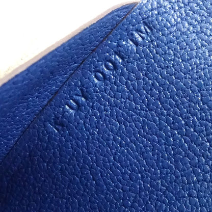 【中古】HERMES エルメスコインケース カルヴィデュオコインパース K刻印 ヴォーエプソン ジョーヌアンブル ブルータイ レディース /181990