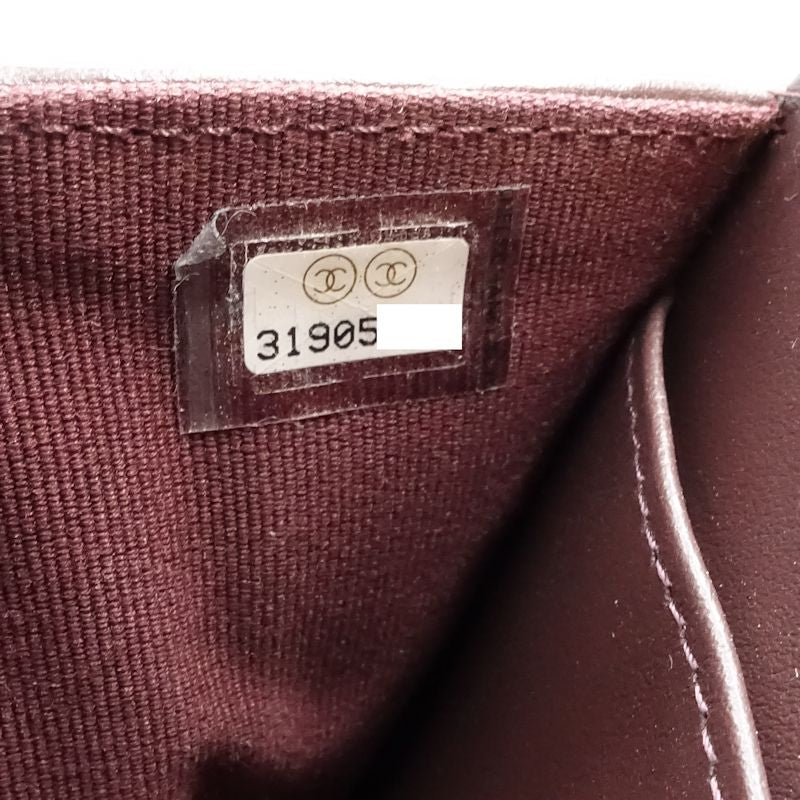 【中古】CHANEL シャネル 三つ折り財布 AP0230 スモールフラップウォレット タイムレスクラシックライン キャビアスキン ブラック レディース /181997
