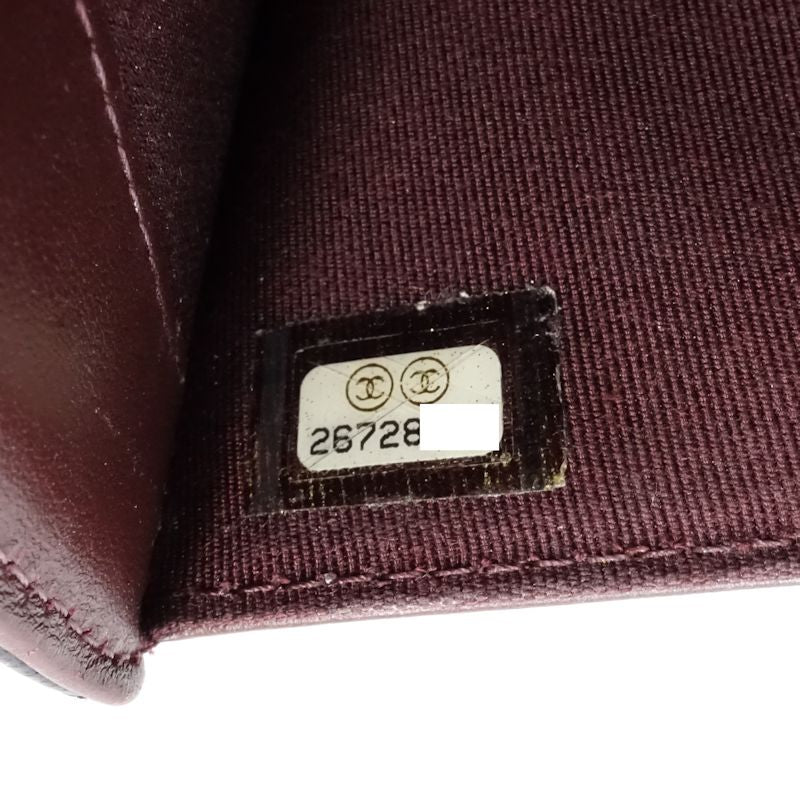 【中古】CHANEL シャネル 長財布 A31509 タイムレスクラシック ロングフラップウォレット キャビアスキン ブラック レディース /181998