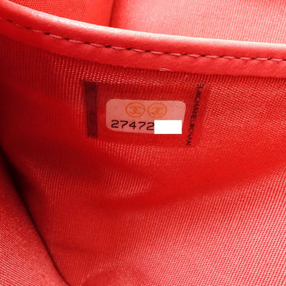 【中古】CHANEL シャネル 長財布 AP0150 ラウンドファスナー カメリア ラムスキン ピンク レディース /181999