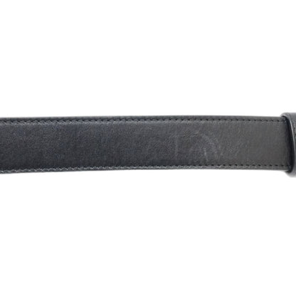 GUCCI グッチ ベルト GGマーモント ダブルG Gバックル 414516 75･30 レザー ブラック レディース/182000【中古】