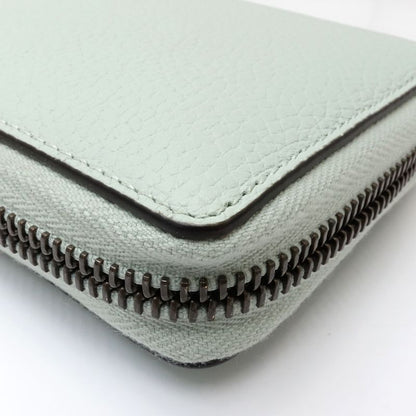【中古】GUCCI グッチ 長財布 739499 バンブー ラウンドファスナー レザー ペールグリーン レディース /182002