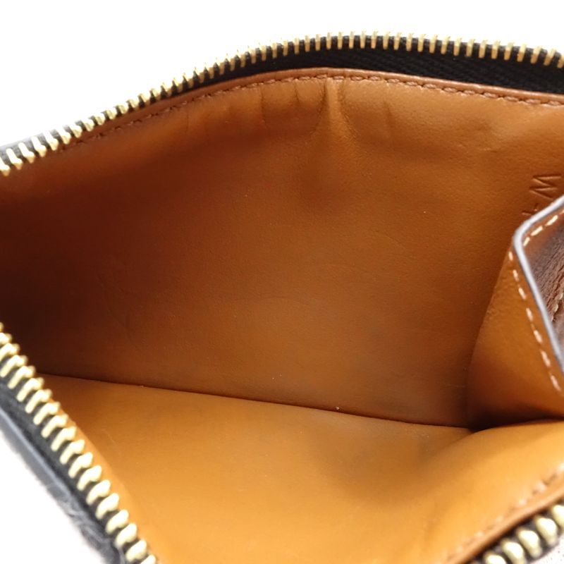 【中古】CELINE セリーヌ コインケース トリオンフ フラグメントケース レザー タン レディース /182003