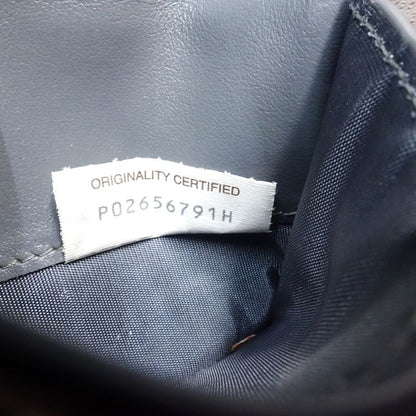 【中古】BOTTEGAVENETA ボッテガヴェネタ 二つ折り財布 マキシイントレチャート スモールカセットウォレット レザー グレー レディース /182007