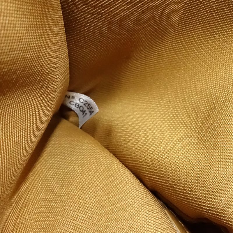 【中古】COACH コーチ 二つ折り財布 ミディアムコーナージップウォレット レザー イエロー レディース /182010