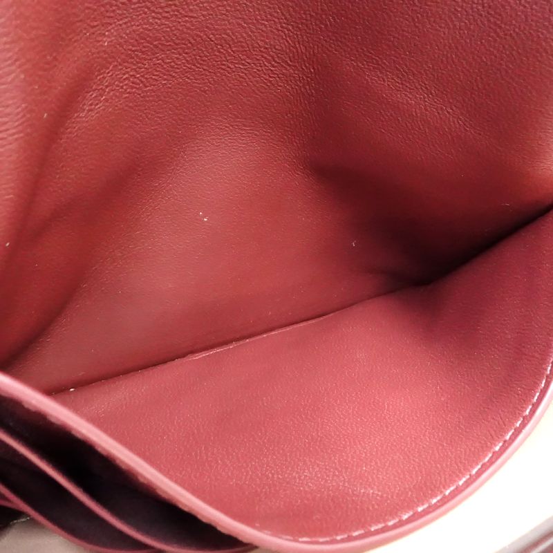 【中古】COACH コーチ ウォレットチェーン 68844 斜め掛けショルダーバッグ レザー ベージュ レディース /182011