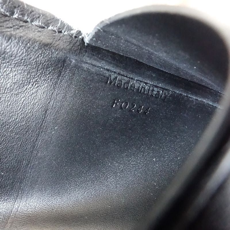 Berluti ベルルッティ カードケース カリグラフィ レザー ダークグレー メンズ/182013【中古】