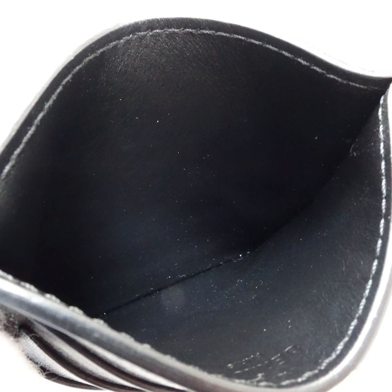 Berluti ベルルッティ カードケース カリグラフィ テトリス レザー ダークブラウン メンズ/182014【中古】