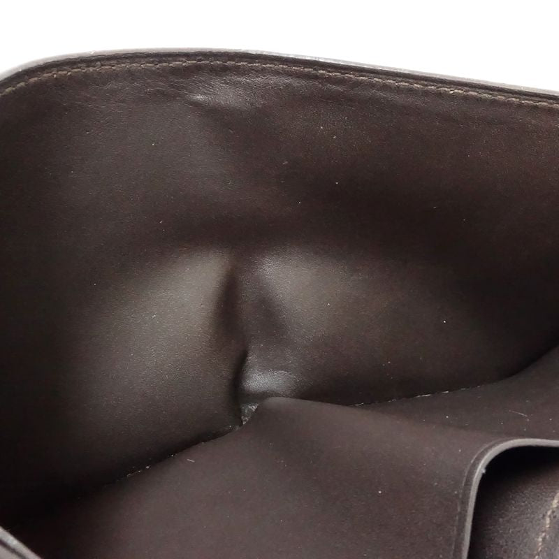 【中古】Berluti ベルルッティ 札入れ カリグラフィ コンパクトフラップウォレット レザー ブラウン メンズ /182017