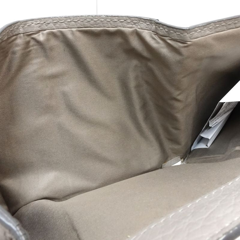 【中古】Maison Margiela メゾンマルジェラ三つ折り財布 エンベローザ レザー グレー レディース /182029