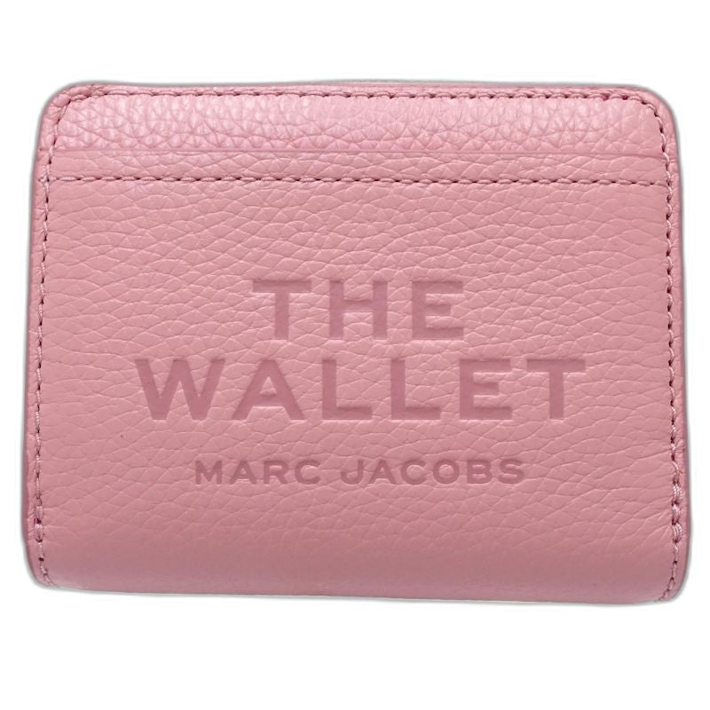 【中古】MARC BY MARC JACOBS マークバイマークジェイコブス 二つ折り財布 2R3SMP044S10 ザ ウォレット レザー ピンク レディース /182031