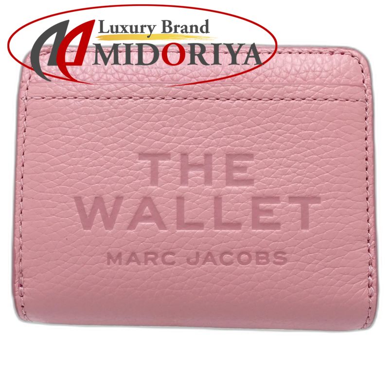 【中古】MARC BY MARC JACOBS マークバイマークジェイコブス 二つ折り財布 2R3SMP044S10 ザ ウォレット レザー ピンク レディース /182031