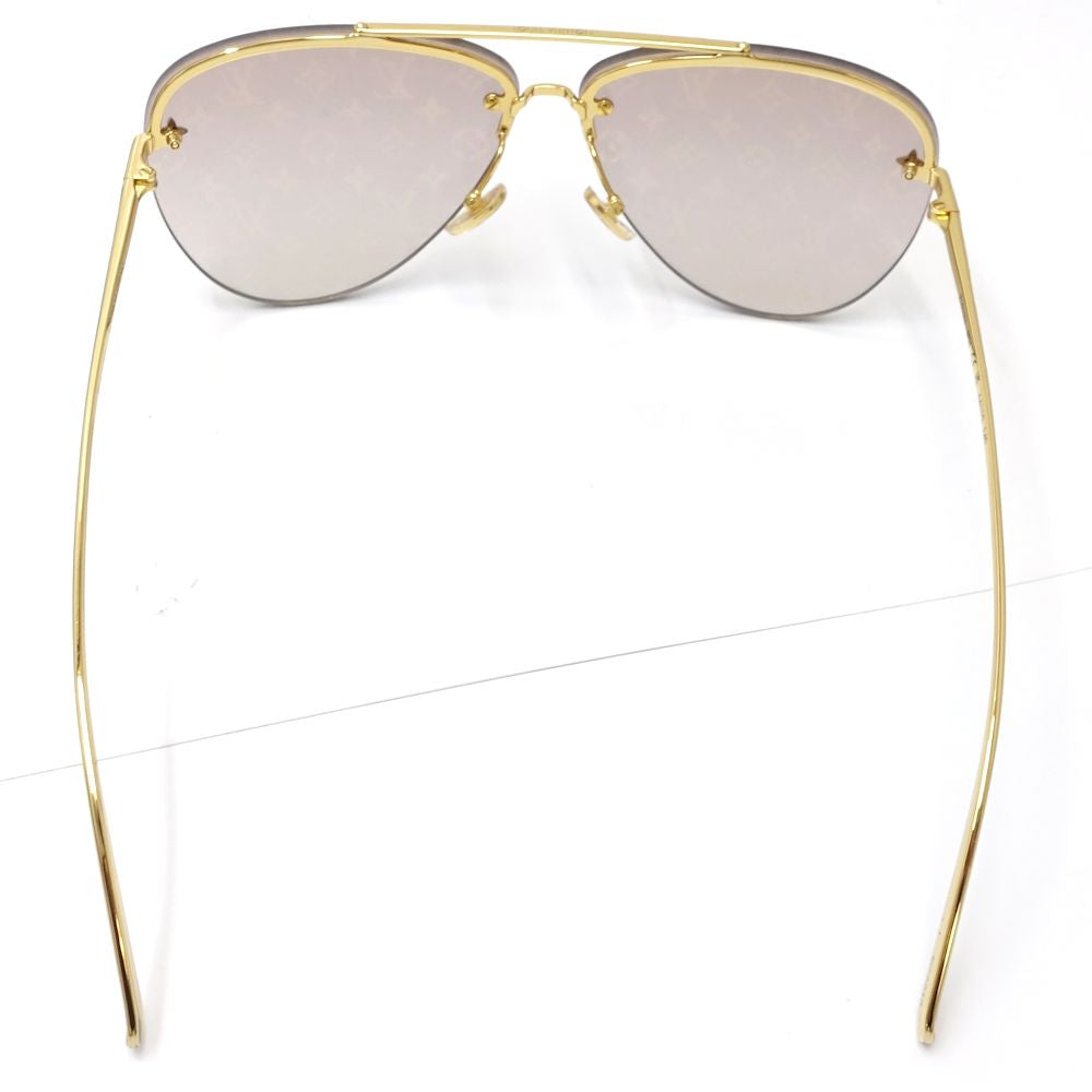 LOUIS VUITTON ルイヴィトン サングラス LVパイロット ティアドロップ Z1913U 64□10 140 ブラウンレンズ メンズ/182038【中古】