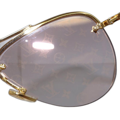 LOUIS VUITTON ルイヴィトン サングラス LVパイロット ティアドロップ Z1913U 64□10 140 ブラウンレンズ メンズ/182038【中古】