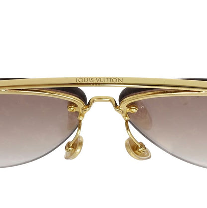 LOUIS VUITTON ルイヴィトン サングラス LVパイロット ティアドロップ Z1913U 64□10 140 ブラウンレンズ メンズ/182038【中古】