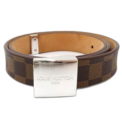 LOUIS VUITTON ルイヴィトン ダミエ ベルト サンチュール キャレ M6803U 90/36 エベヌ レディース/182040【中古】
