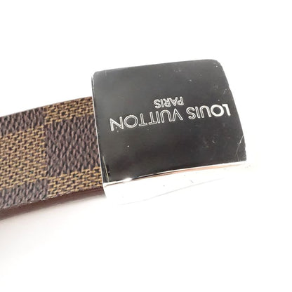 LOUIS VUITTON ルイヴィトン ダミエ ベルト サンチュール キャレ M6803U 90/36 エベヌ レディース/182040【中古】